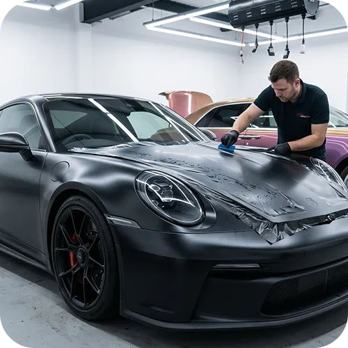 Stealth satin matte PPF finish